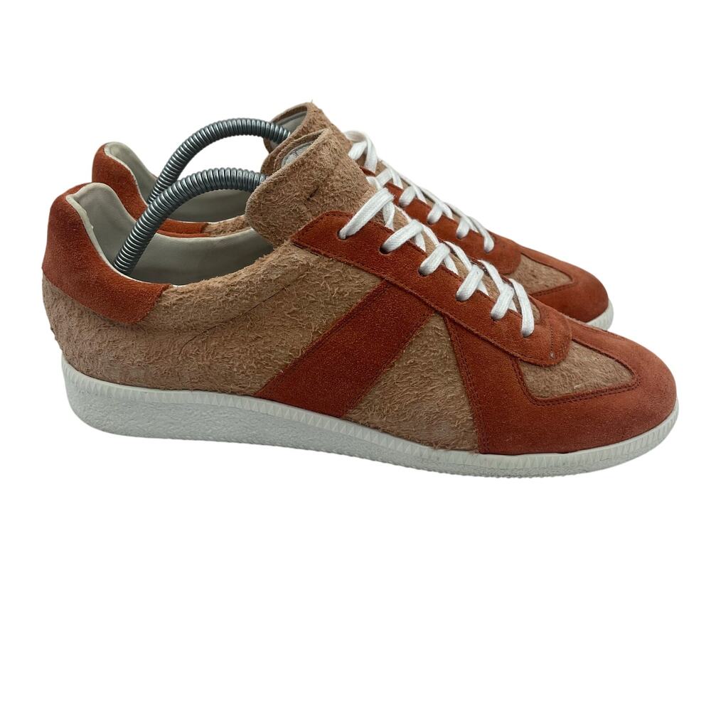 Oliver Cabell GAT Low Shoes German Army Trainers Suede Orange Brown Mens 41 8